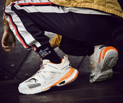 Dad Shoes, Athletic Sneakers, Lace-Up Lightweight Shoes