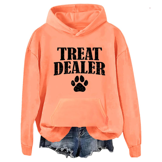 Treat Dealer Hoodie Treat Dealer Sweatshirt Hooded Neck Treat Dealer Hoodie Treat Dealer Sweatshirt Unisex Hoodie Orange